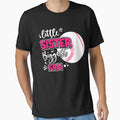 Little Sister Biggest Fan Baseball T-Shirt - Unique Graphic Men Women - T-Shirt, Sweatshirt, Hoodie