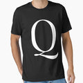 Alphabet Q T-Shirt - Casual Everyday Wear for Adults - T-Shirt, Sweatshirt, Hoodie