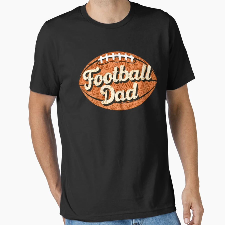 Football Dad Gridiron T-Shirt - Minimalist Print Unisex - T-Shirt, Sweatshirt, Hoodie
