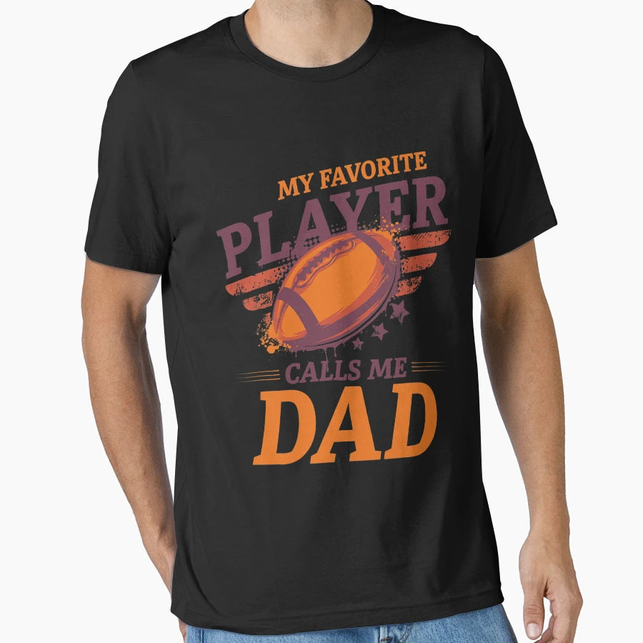 Cheer Dad And Husband Football T-Shirt - Minimalist Print Men Women - T-Shirt, Sweatshirt, Hoodie