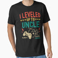 Mens I Leveled Up To Uncle New Uncle T-Shirt - Fun Novelty Design Unisex - T-Shirt, Sweatshirt, Hoodie