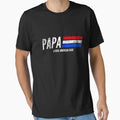 Papa Real American Hero Distressed T-Shirt - Aesthetic Graphic Unisex - T-Shirt, Sweatshirt, Hoodie