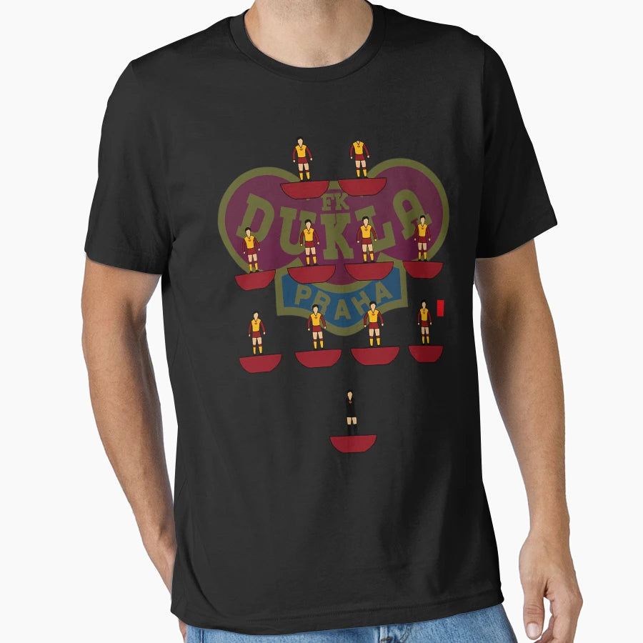 Dukla Prague Away Kit T-Shirt - Fun Novelty Design Unisex - T-Shirt, Sweatshirt, Hoodie