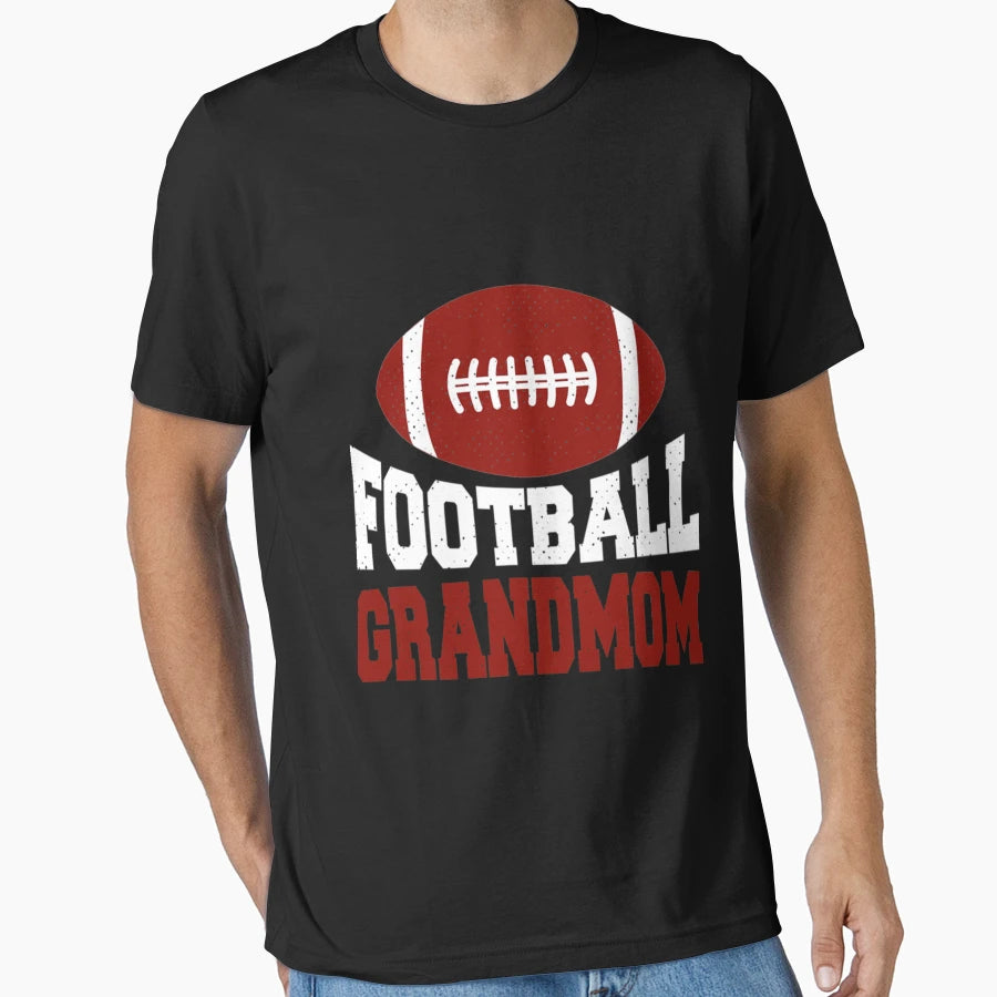 Proud Grandmom American Football Player T-Shirt - Streetwear Style Unisex - T-Shirt, Sweatshirt, Hoodie