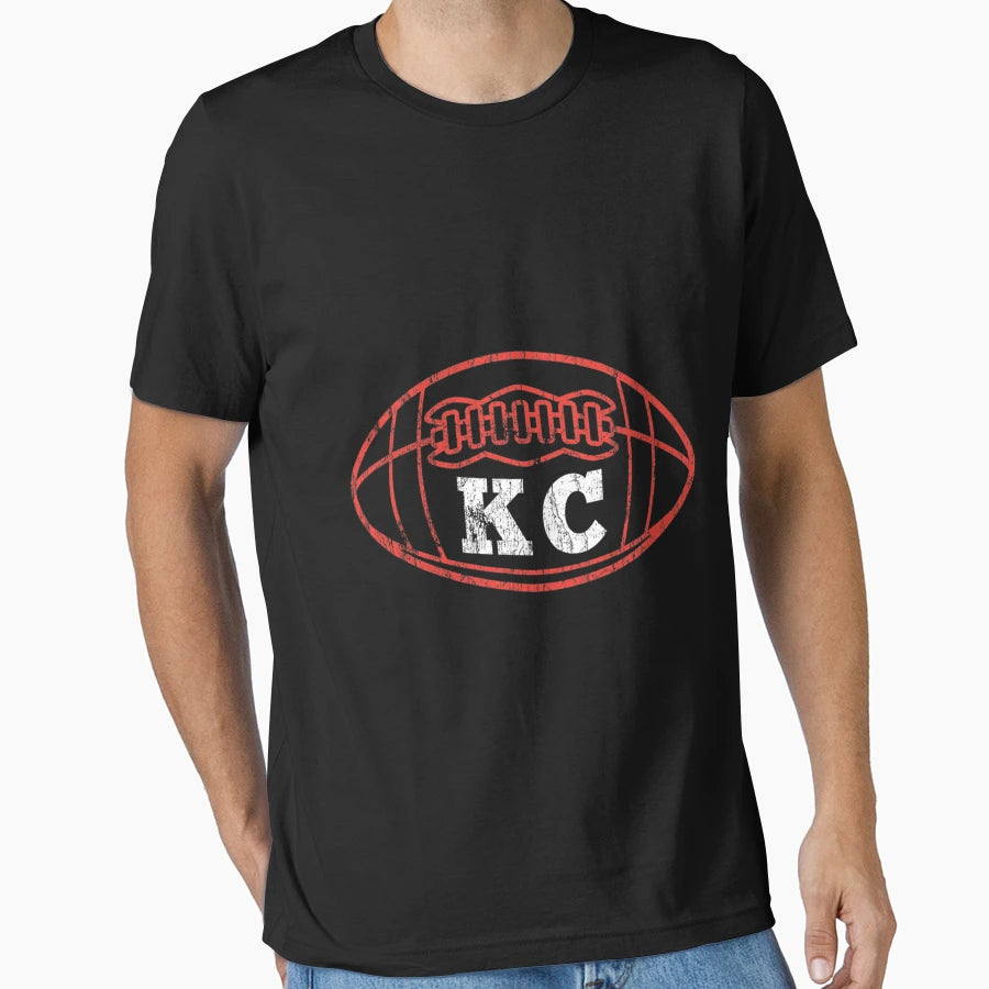 Football Kansas City Kansas Football T-Shirt - Minimalist Print for Adults - T-Shirt, Sweatshirt, Hoodie