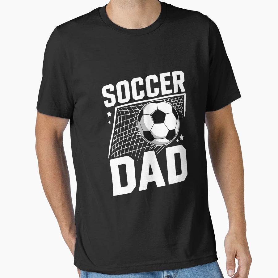 Soccer Dad Daddy Soccer Sport Lover Fan T-Shirt - Graphic Print for Adults - T-Shirt, Sweatshirt, Hoodie
