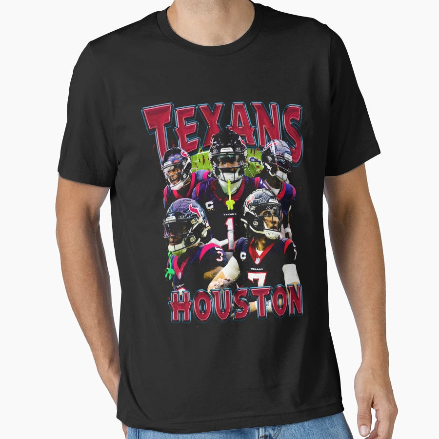 Houston Team T-Shirt - Fun Novelty Design for Adults - T-Shirt, Sweatshirt, Hoodie