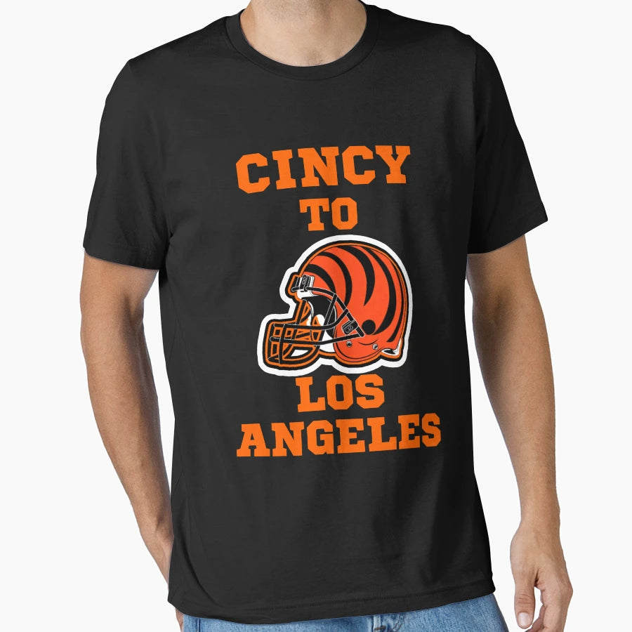 Cincinnati Football Fans T-Shirt - Custom Art Print Men Women - T-Shirt, Sweatshirt, Hoodie