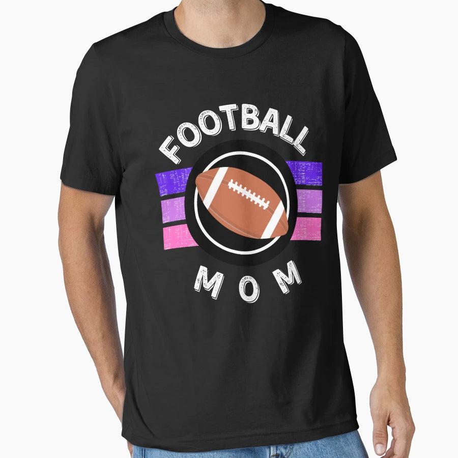 Football Mom Sports Mom Mom Life T-Shirt - Graphic Print Unisex - T-Shirt, Sweatshirt, Hoodie