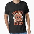 Womens Coquette Bow Football Sister Game T-Shirt - Streetwear Style Unisex - T-Shirt, Sweatshirt, Hoodie