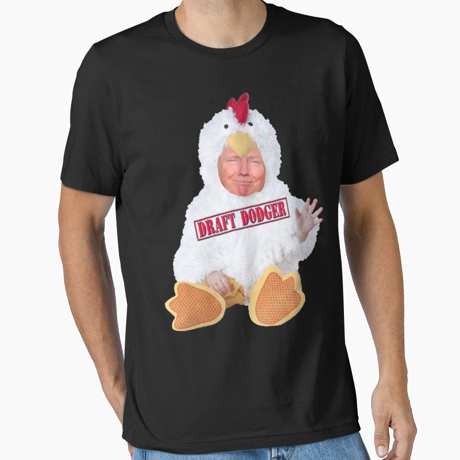 Trump Chicken Draft Dodger T-Shirt - Graphic Print Men Women - T-Shirt, Sweatshirt, Hoodie