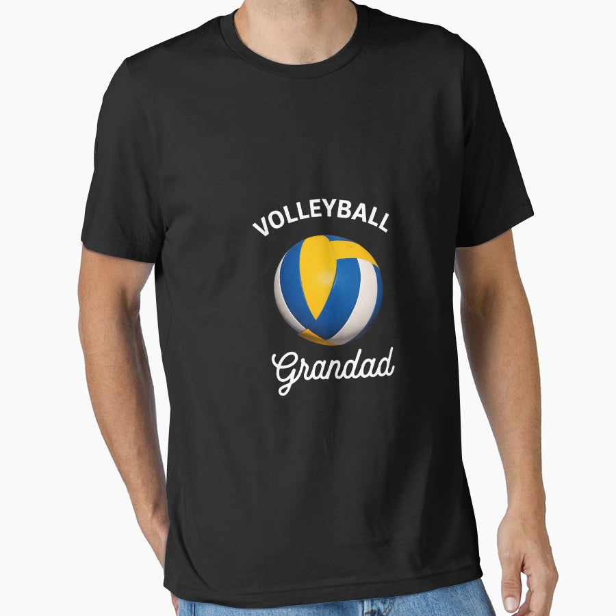 Volleyball Grandad Volleyball Fathers T-Shirt - Unique Graphic Men Women - T-Shirt, Sweatshirt, Hoodie