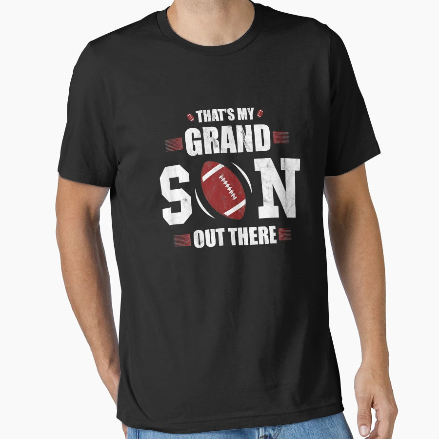 Thats My Grandson Out There Rugby T-Shirt - Streetwear Style Men Women - T-Shirt, Sweatshirt, Hoodie