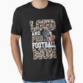 Loud Proud Moms Football Leopard T-Shirt - Streetwear Style Unisex - T-Shirt, Sweatshirt, Hoodie