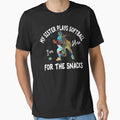 Colorful Softball Sister Here Snacks T-Shirt - Custom Art Print Unisex - T-Shirt, Sweatshirt, Hoodie