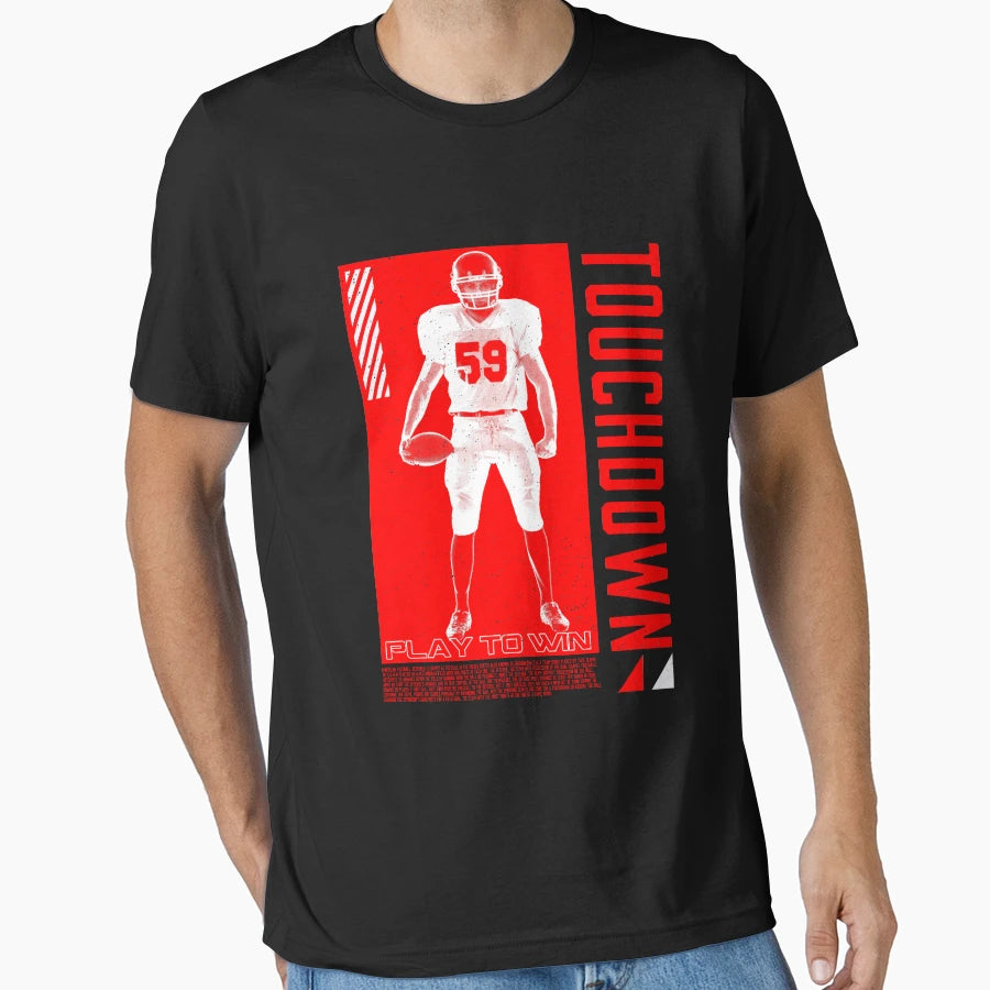 American Football Player T-Shirt - Casual Everyday Wear for Adults - T-Shirt, Sweatshirt, Hoodie