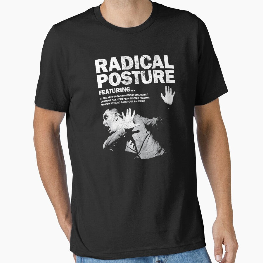 Radical Posture Vintage Look by risible - Adult & Kids T-Shirts, Sweatshirts & Hoodies apparel design preview 1
