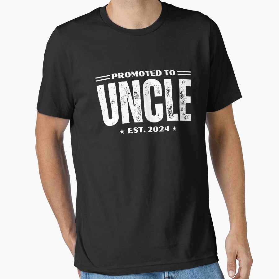 Promoted To Uncle New Born 2024 T-Shirt - Graphic Print for Adults - T-Shirt, Sweatshirt, Hoodie