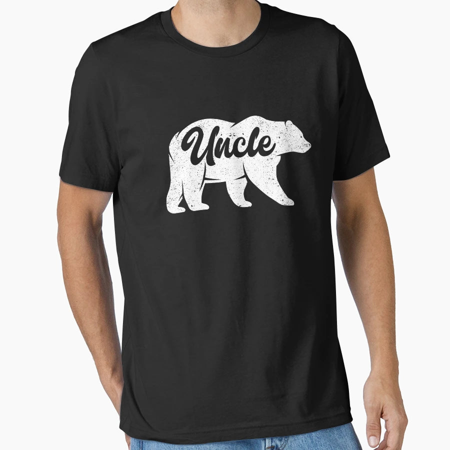 Uncle Bear Family Animal Camping T-Shirt - Custom Art Print Men Women - T-Shirt, Sweatshirt, Hoodie