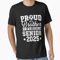 Proud Brother Soccer Ball Senior 2025 T-Shirt - Graphic Print Unisex - T-Shirt, Sweatshirt, Hoodie