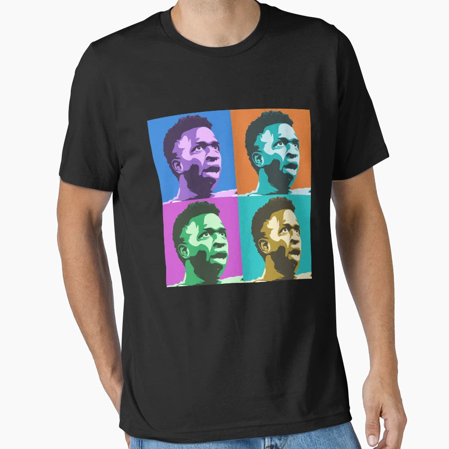 Vini Jr 20 Andy Wharhol Inspired T-Shirt - Aesthetic Graphic Men Women - T-Shirt, Sweatshirt, Hoodie