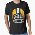 Green Bay Helmet T-Shirt - Minimalist Print Unisex - T-Shirt, Sweatshirt, Hoodie