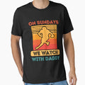 Sundays We Watch Football Daddy T-Shirt - Custom Art Print for Adults - T-Shirt, Sweatshirt, Hoodie