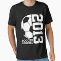 Football 10Th Birthday Soccer T-Shirt - Casual Everyday Wear for Adults - T-Shirt, Sweatshirt, Hoodie