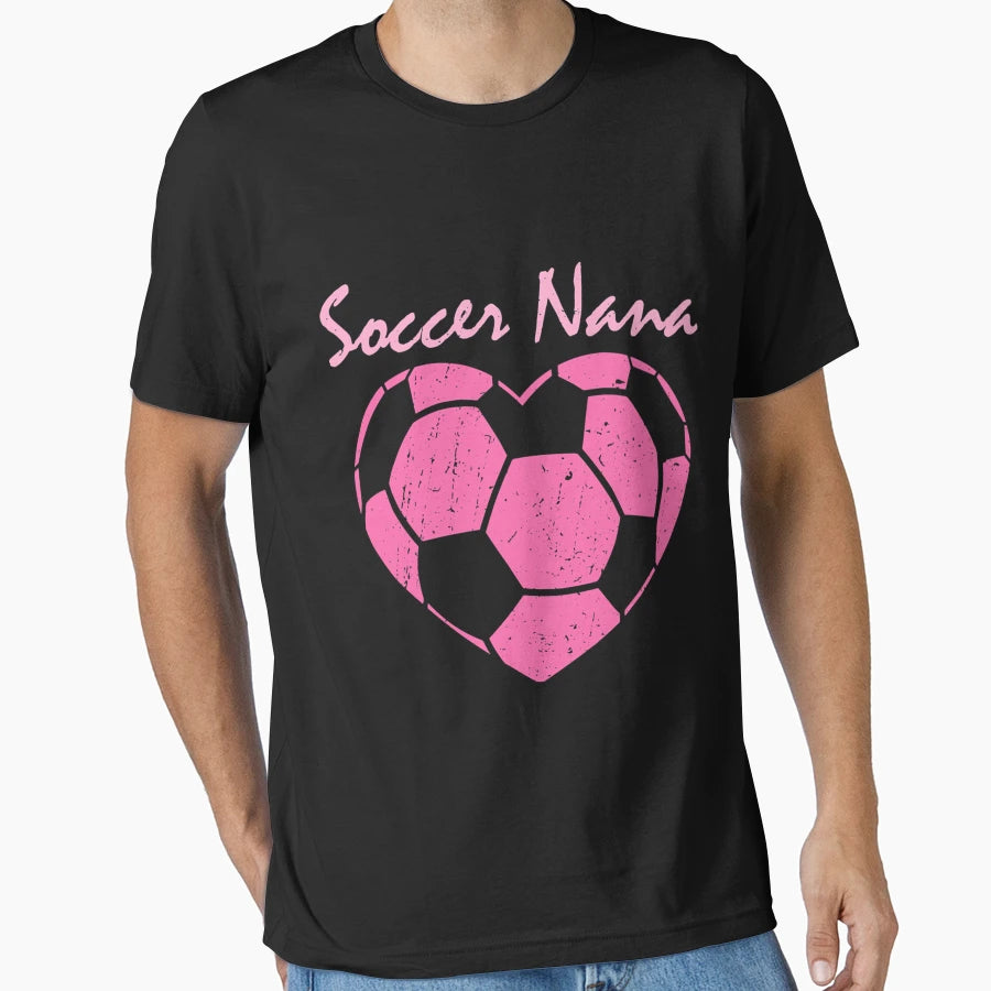 Soccer Nana Adorable Soccer Grandma T-Shirt - Novelty Apparel Unisex - T-Shirt, Sweatshirt, Hoodie