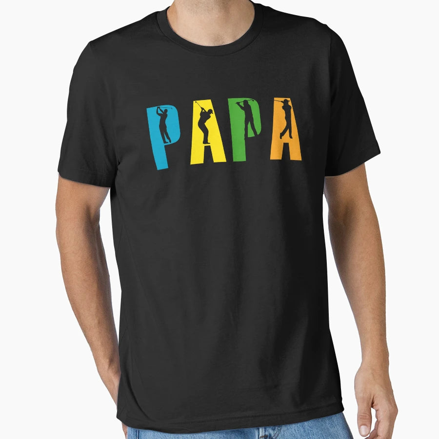 Golfing Golfer Grandpa Gift Golf Papa T-Shirt - Aesthetic Graphic Men Women - T-Shirt, Sweatshirt, Hoodie