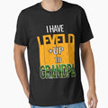 I Have Leveled Up To Grandpa Camouflage T-Shirt - Fun Novelty Design Unisex - T-Shirt, Sweatshirt, Hoodie