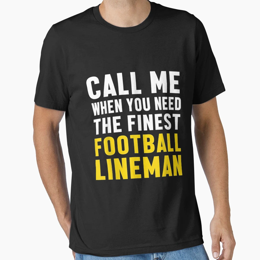 Lineman Call Offensive Defensive T-Shirt - Custom Art Print for Adults - T-Shirt, Sweatshirt, Hoodie