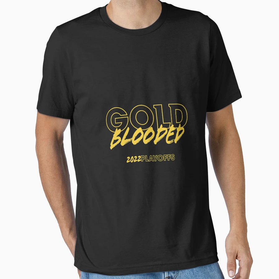 Gold Blooded Playoffs 2022 T-Shirt - Custom Art Print Men Women - T-Shirt, Sweatshirt, Hoodie
