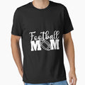 Football Mom Football Mom Grunge T-Shirt - Fun Novelty Design for Adults - T-Shirt, Sweatshirt, Hoodie