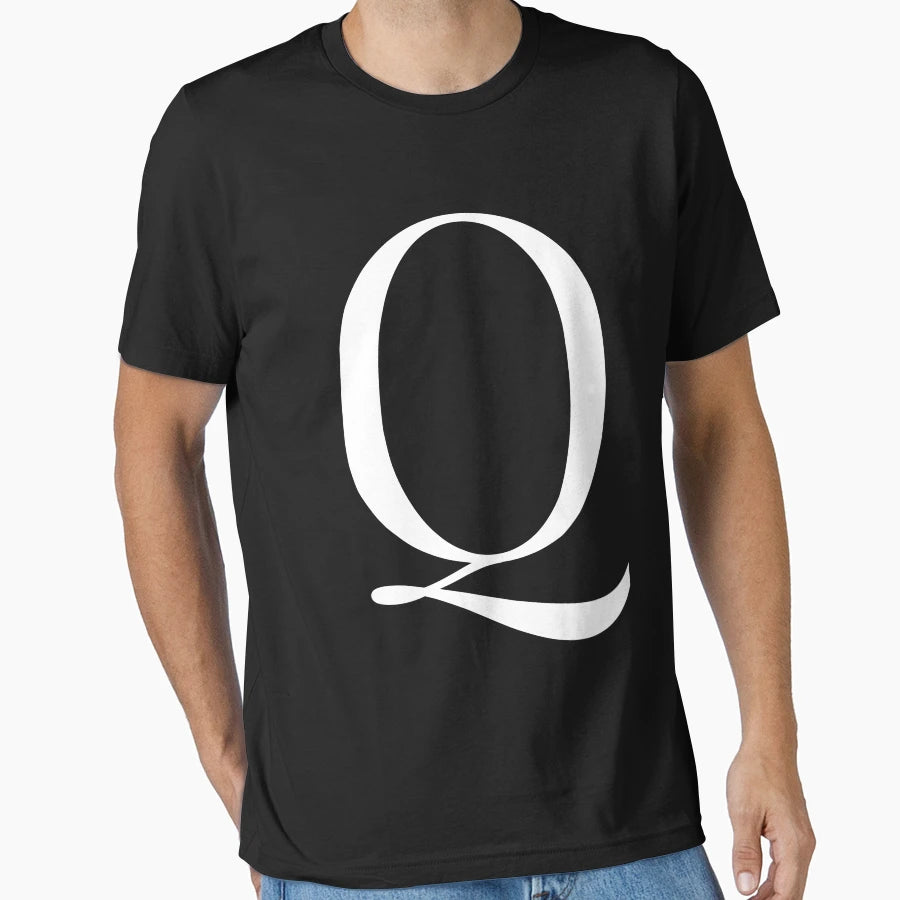 Alphabet Q T-Shirt - Custom Art Print Unisex - T-Shirt, Sweatshirt, Hoodie