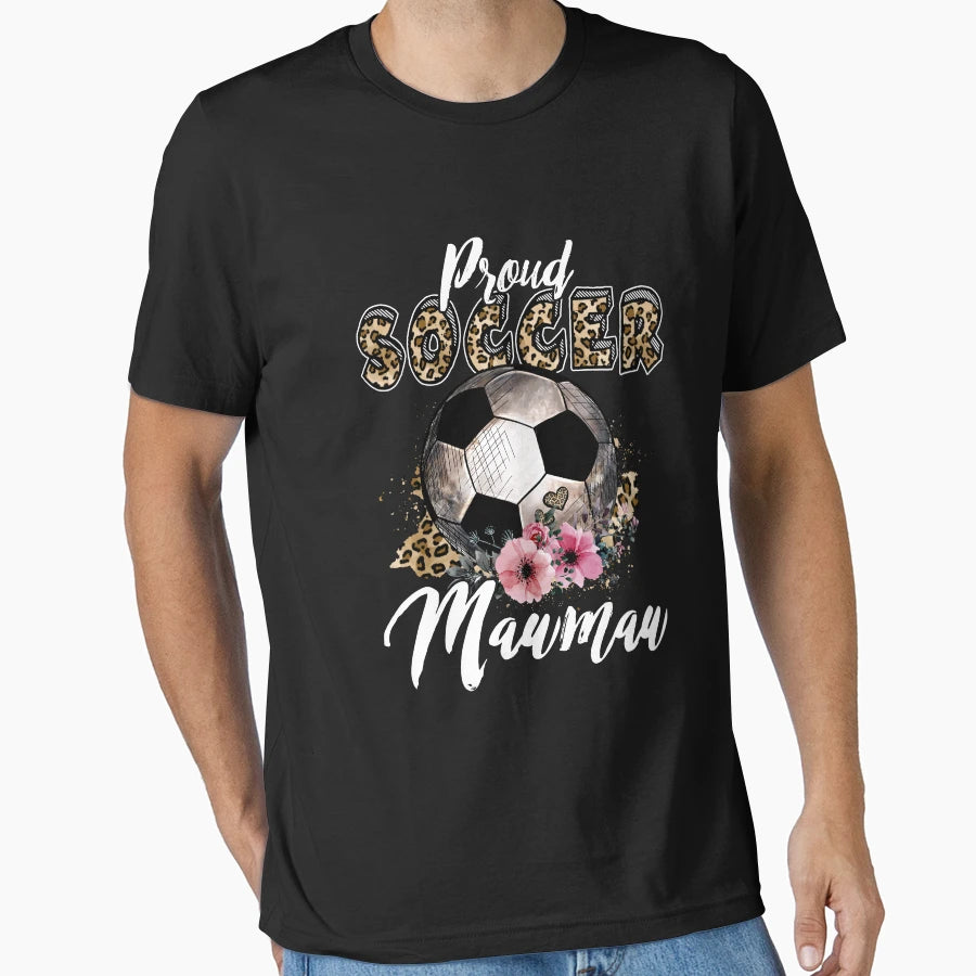 Proud Soccer Mawmaw T-Shirt - Minimalist Print Unisex - T-Shirt, Sweatshirt, Hoodie