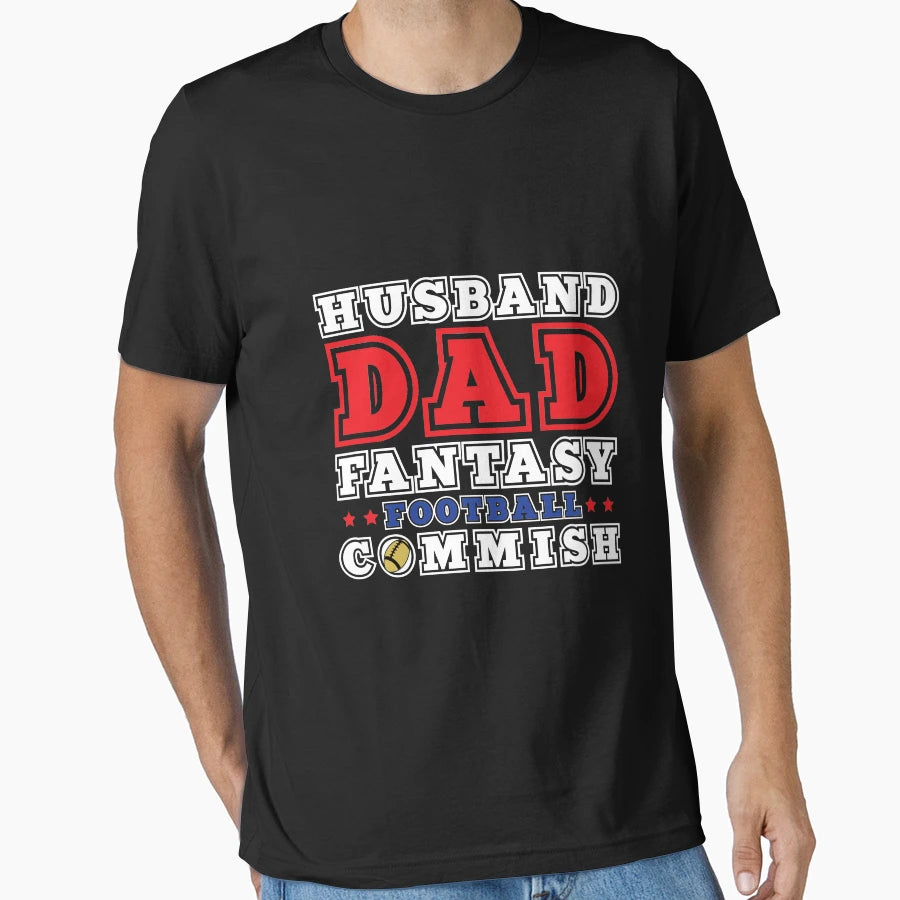 Husband Dad Fantasy Football Commish T-Shirt - Streetwear Style for Adults - T-Shirt, Sweatshirt, Hoodie