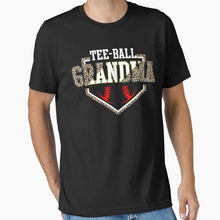 Leopard Ball Grandma T-Shirt - Minimalist Print Men Women - T-Shirt, Sweatshirt, Hoodie