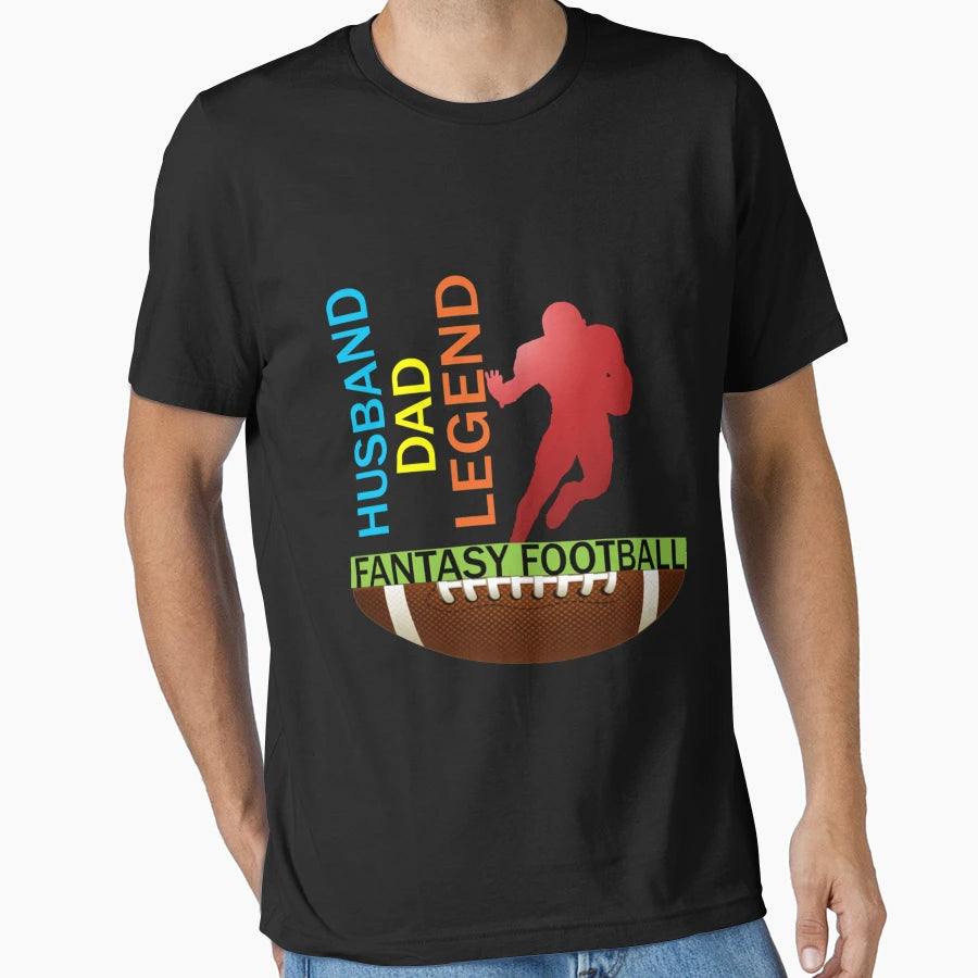 Fantasy Football Legend Husband T-Shirt - Casual Everyday Wear for Adults - T-Shirt, Sweatshirt, Hoodie