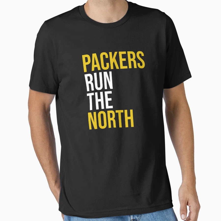 Packers Run North T-Shirt - Fun Novelty Design Men Women - T-Shirt, Sweatshirt, Hoodie