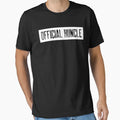 Huncle Funny Uncle Hunk Uncle T-Shirt - Minimalist Print for Adults - T-Shirt, Sweatshirt, Hoodie
