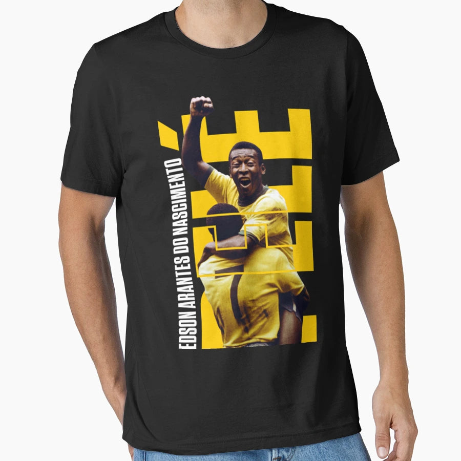 Pele Brazil T-Shirt - Unique Graphic Unisex - T-Shirt, Sweatshirt, Hoodie