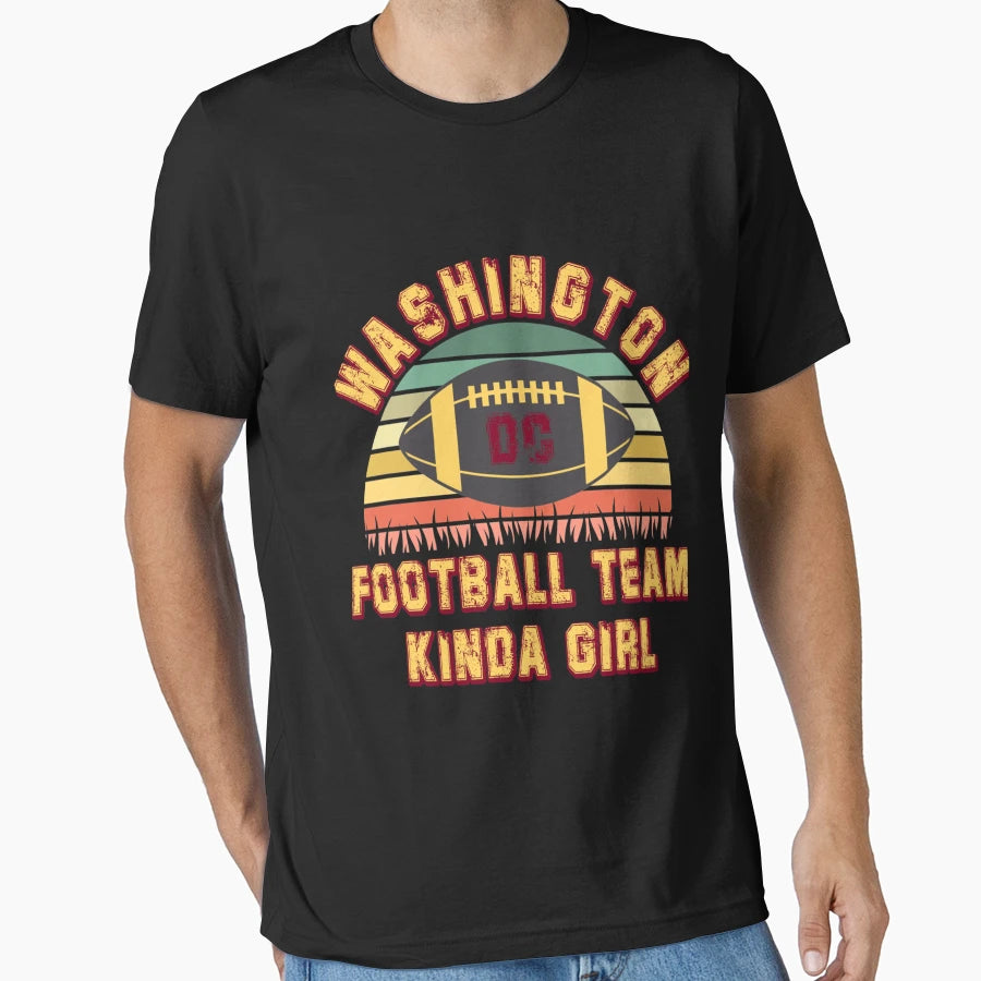 Washington Football Kinda Jersey T-Shirt - Custom Art Print Men Women - T-Shirt, Sweatshirt, Hoodie