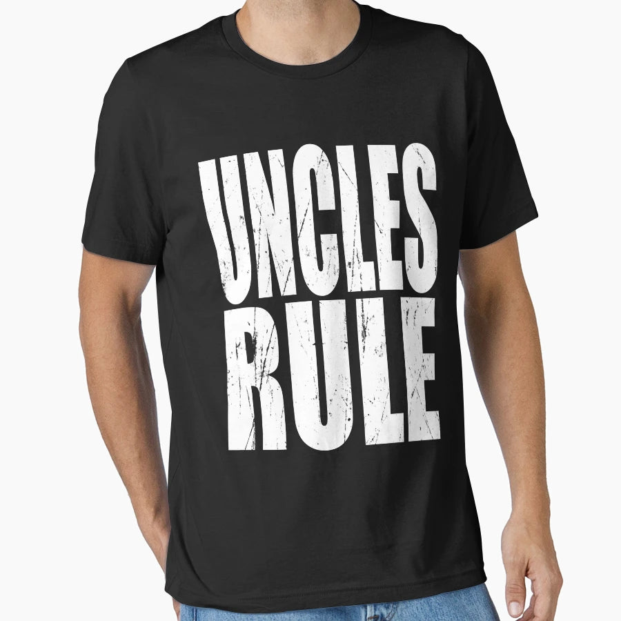 Uncles Rule Uncle Funny T Shirts Funny T-Shirt - Trendy Graphic Unisex - T-Shirt, Sweatshirt, Hoodie