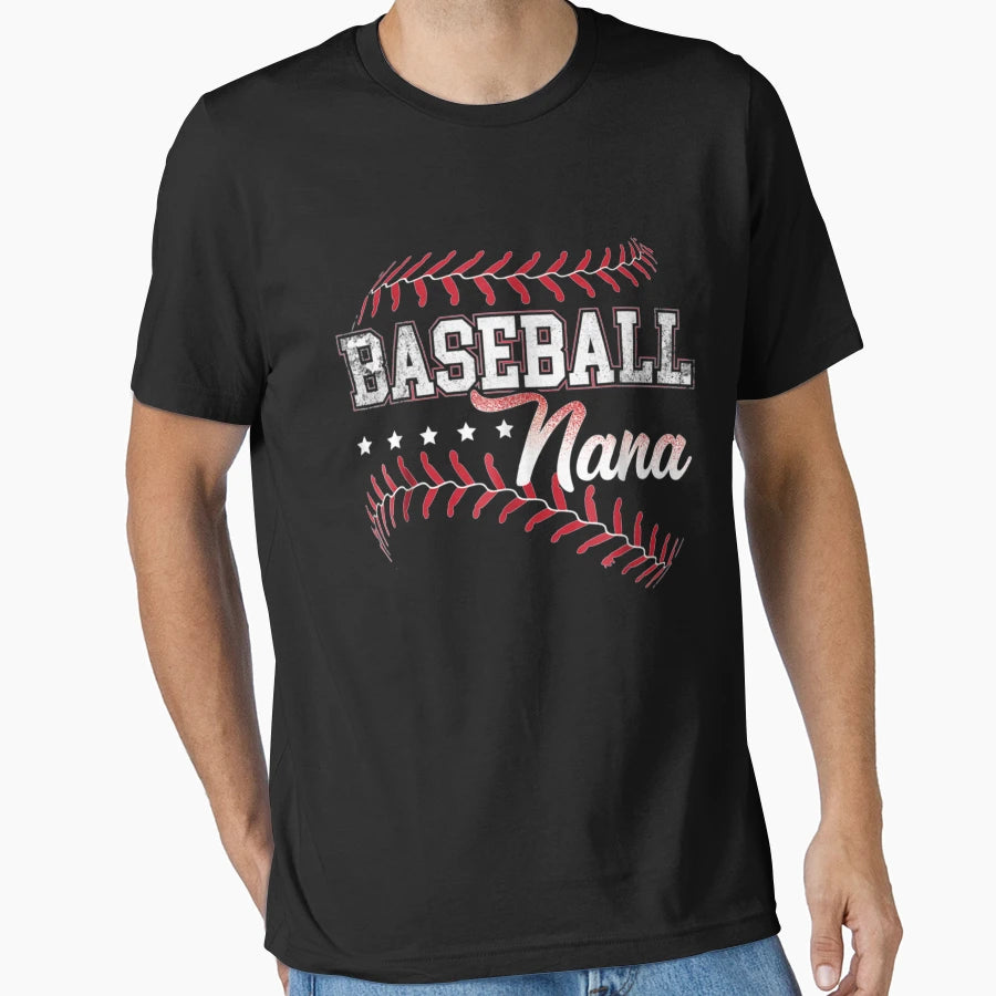 Baseball Nana Baseball Grandma T-Shirt - Casual Everyday Wear for Adults - T-Shirt, Sweatshirt, Hoodie
