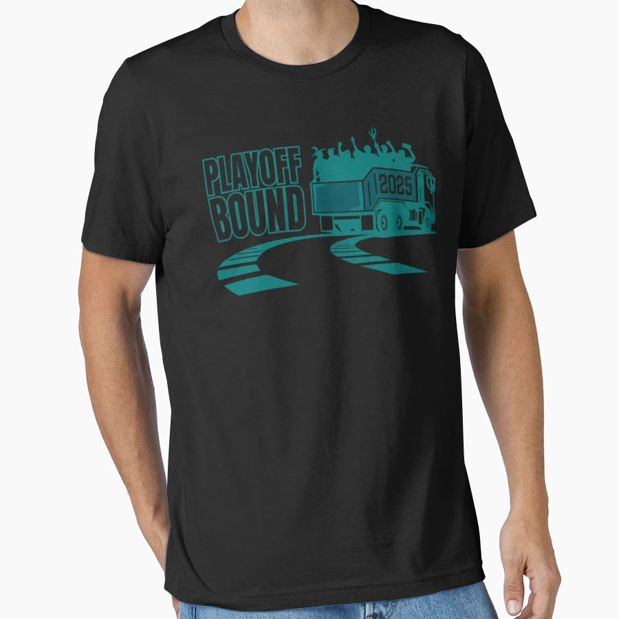 Playoff Bound Fan Truck Rally T-Shirt - Trendy Graphic for Adults - T-Shirt, Sweatshirt, Hoodie