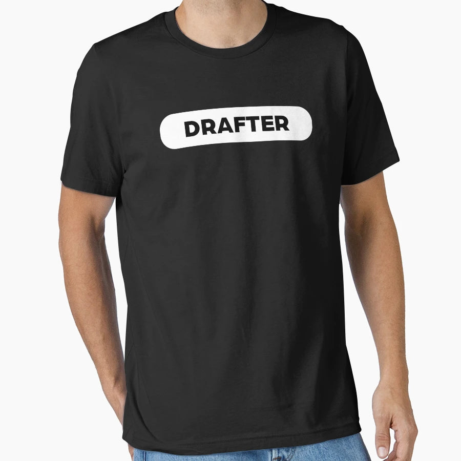 Drafter Profession T-Shirt - Aesthetic Graphic for Adults - T-Shirt, Sweatshirt, Hoodie