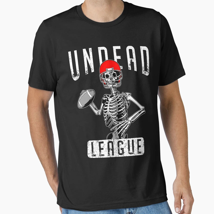 Undead Football League Player T-Shirt - Novelty Apparel Men Women - T-Shirt, Sweatshirt, Hoodie
