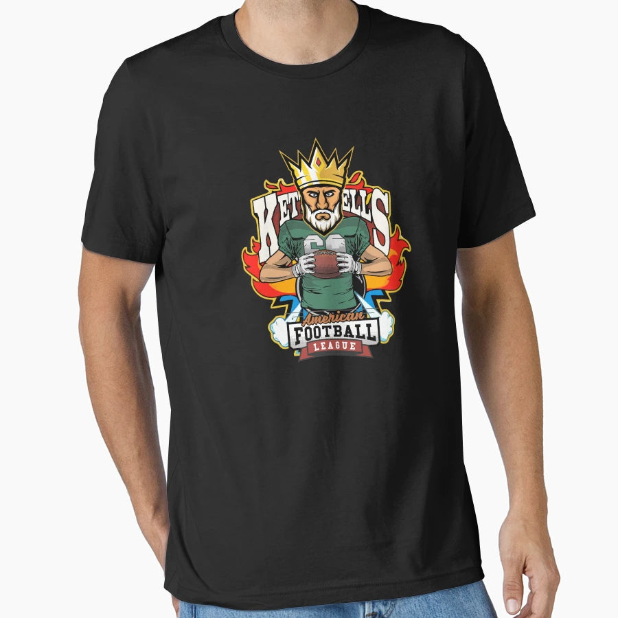King Football T-Shirt - Minimalist Print Unisex - T-Shirt, Sweatshirt, Hoodie