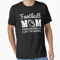 Funny Football Mom T-Shirt - Aesthetic Graphic Men Women - T-Shirt, Sweatshirt, Hoodie